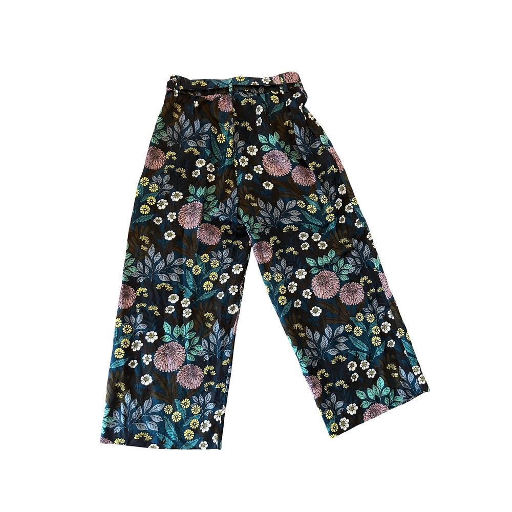 Abigail Borg for J.Crew Silk Floral Wide‑Leg Pants - Picture 5 of 7